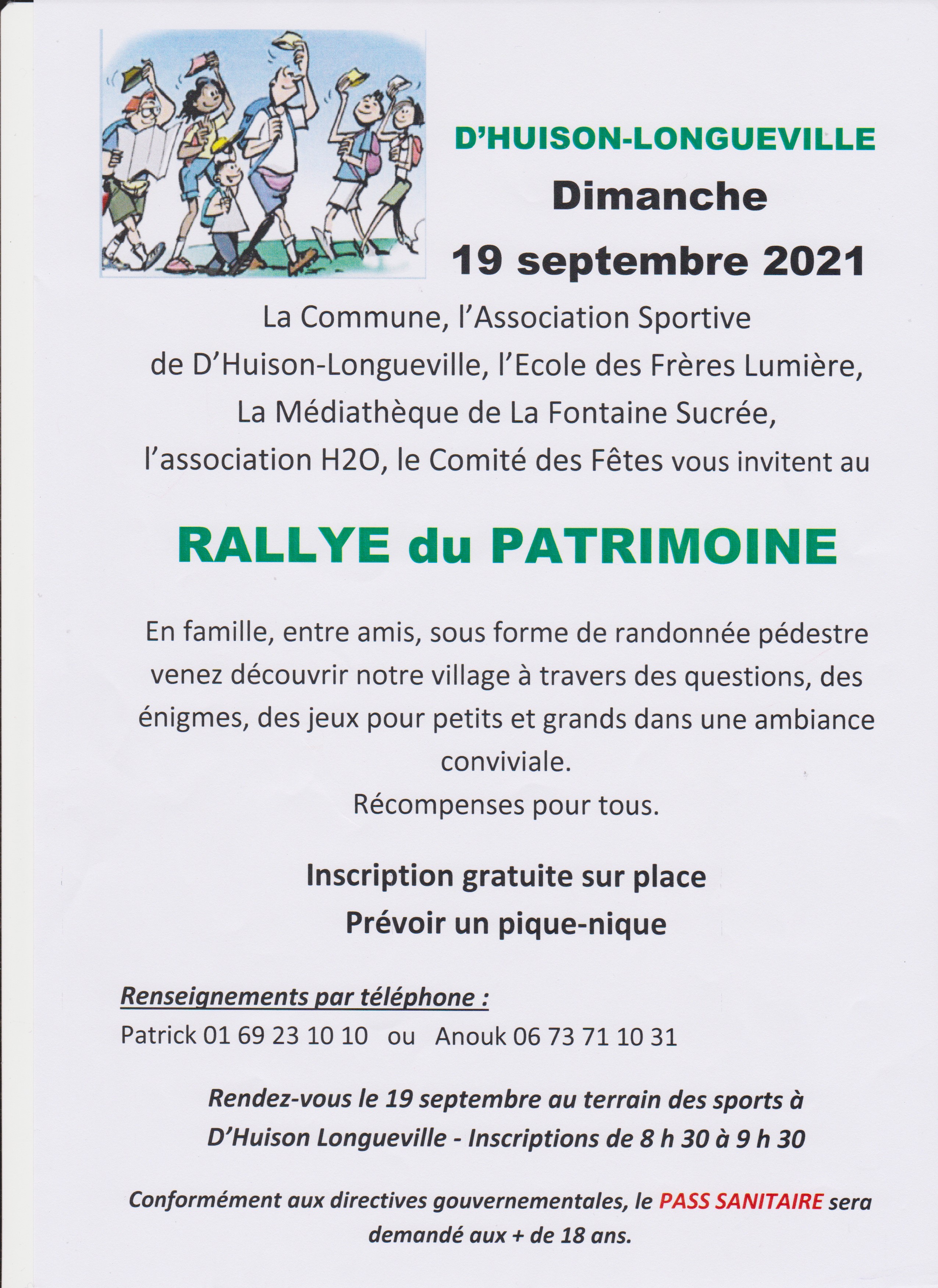 Journées du Patrimoine : D'Huison-Longueville - Rallye 20 Du 20 Patrimoine 20 D Huison Longueville